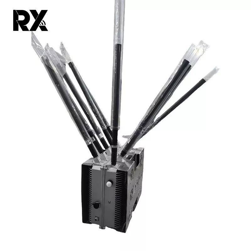 10 Saluran Penuh Band 360 ° Peralatan Jamming Pengesanan