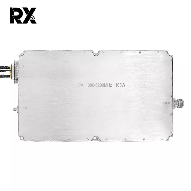 Penguat Kuasa 100W Kuasa Tinggi Ultra-Wideband 1000-6000MHz